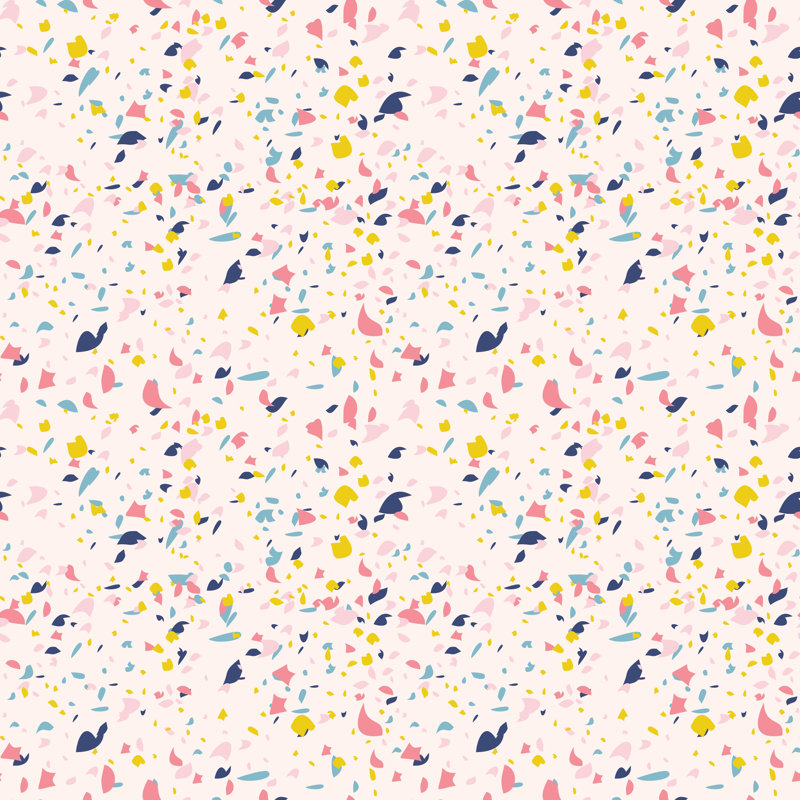 Rouleau de papier peint Confetti, L 16,67 po x l 25 po
