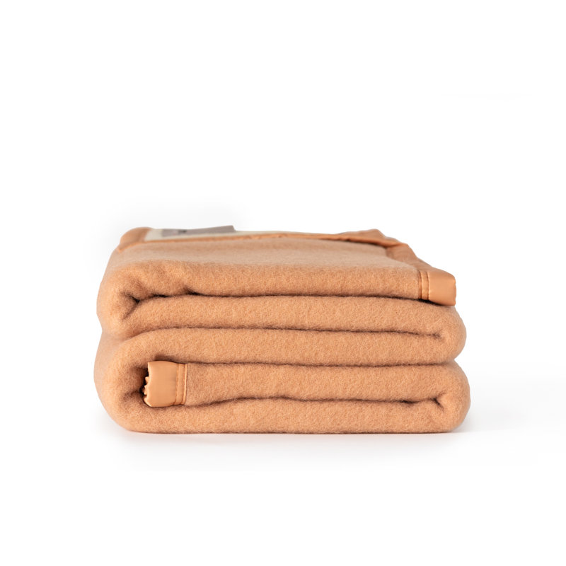 Laine Heavyweight Washable Wool Blanket, Doe / Natural, King