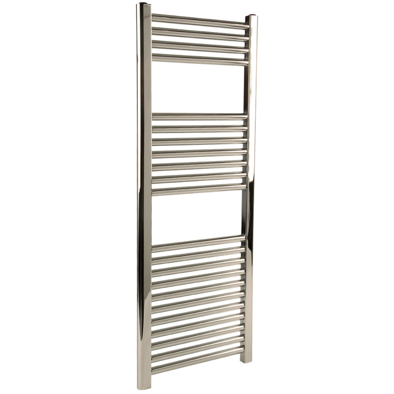 Denby Wall Mount Electric Towel Warmer, Polished Nickel, 44" H x 18.3125" W x 5.19" D