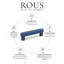 ROUS Hardware Mid-Century Modern Cabinet Handle 1-Count-754302862-754302858