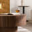 30.51" Round Wood Coffee Table