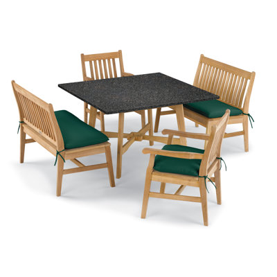 Wexford Outdoor 5 - Piece Dining Set with Cushions