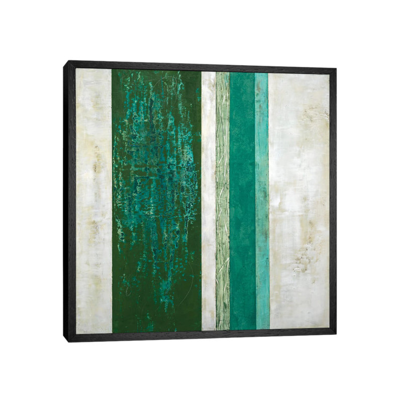 Winter Green by Brigitte Balbinot - Gallery-Wrapped Canvas Giclée on Canvas, 45.72 cm H x 45.72 cm W, Black Floater Frame