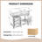 36'' Single Bathroom Vanity with Ceramic Top