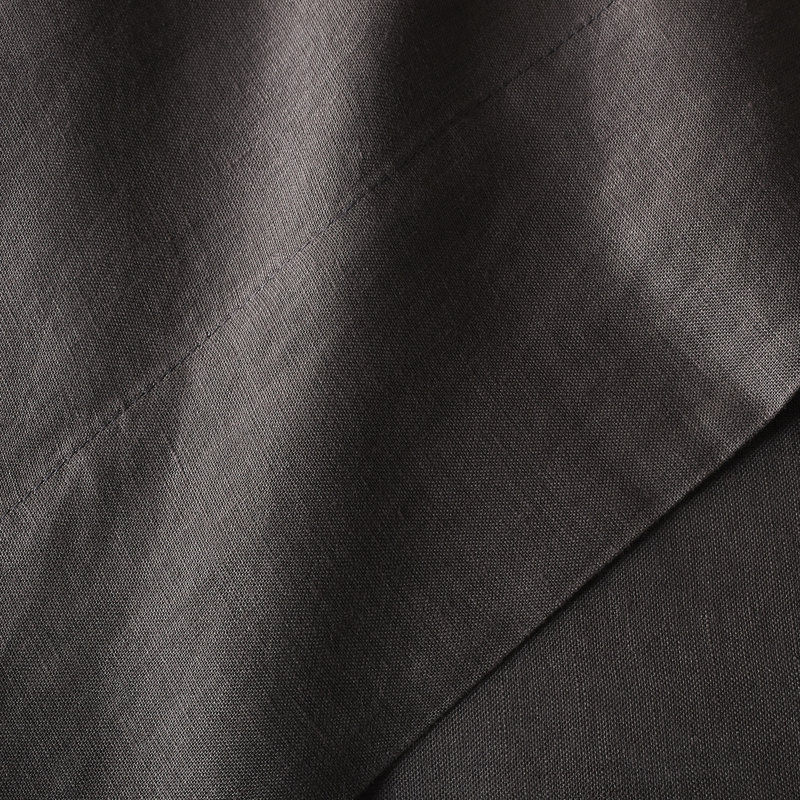 Brima 100% Linen, Standard, Dark Gray