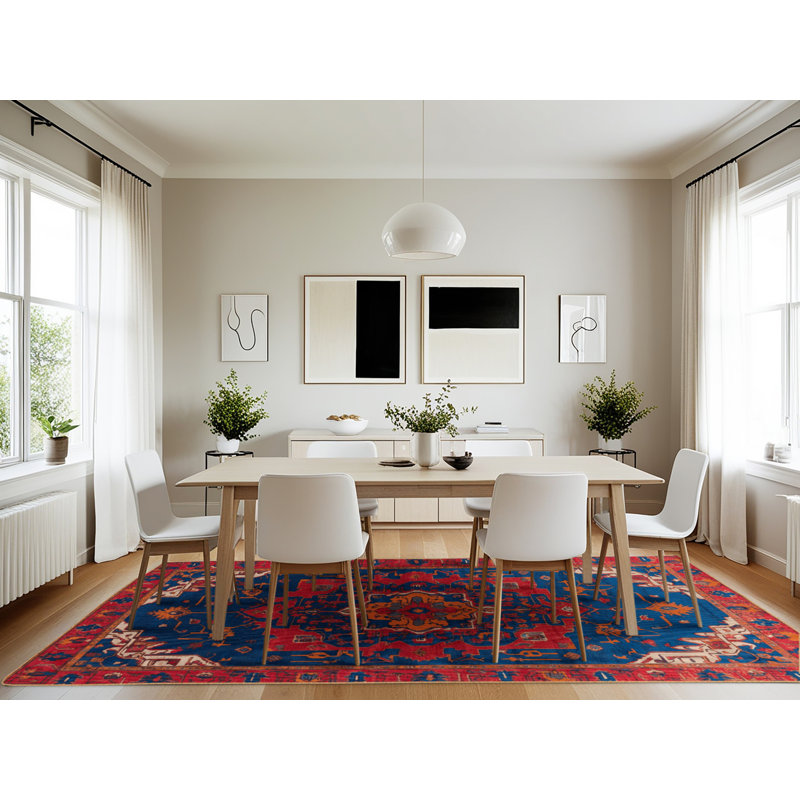 Machine Washable Tabriz Brown Area Rug, Rectangle 7' x 10'