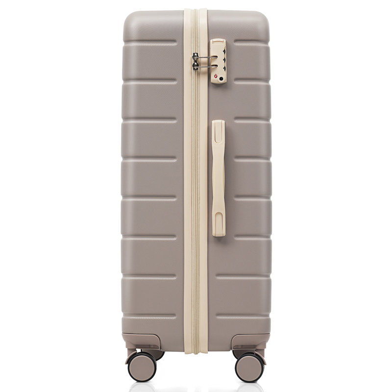 Ensemble de valises de voyage en ABS de qualité supérieure, Brun