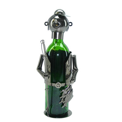 Tabletop Wine Bottle Rack in Silver