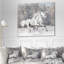 Animal, chevaux blancs, impression sur toile - Deux chevaux blancs-29490829