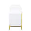 Ensemble de coiffeuse avec miroir, commode avec table de chevet et 4 tiroirs-1238217400