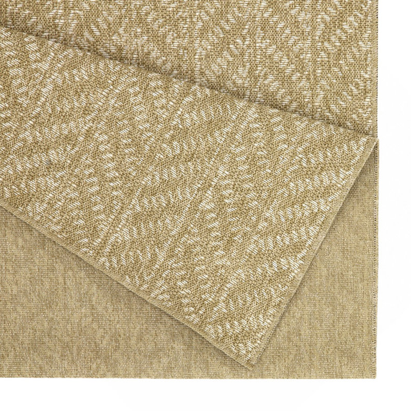 White 2 Ft. 7 In. X 7 Ft. 3 In. Indoor/Outdoor Area Rug, Runner 2'7" x 7'3"