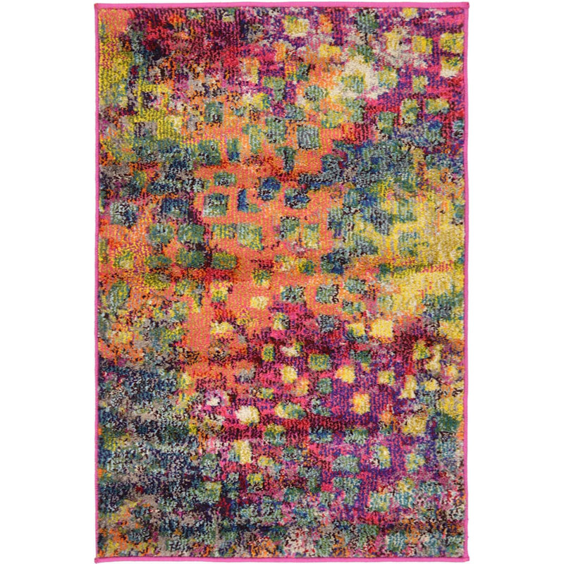 Meadow Abstract Indoor Rug, Rectangle 2' x 3'