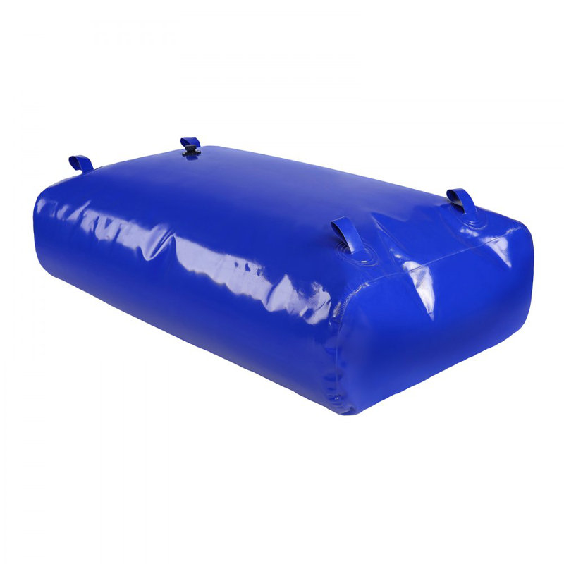 Réservoir d'eau 540L / 142,65 gallons, réservoir d'eau, contenants d'eau pliables en PVC bleu 1000D, sac d'eau douce de grande capacité