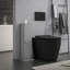Armoire à papier hygiénique, armoire de coin de salle de bain avec portes et tablettes, rangement pour salle de bain mince