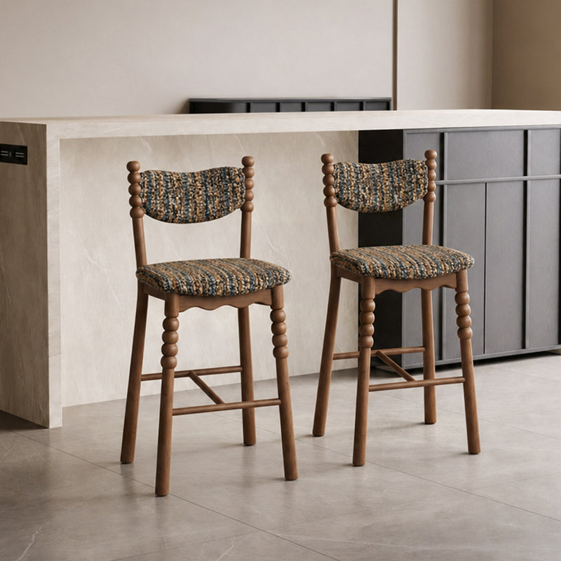 Chaise à dossier uni (lot de 8), couleur de l'image, 8, H 44,88 po