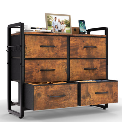 6 Drawer Storage Drawer