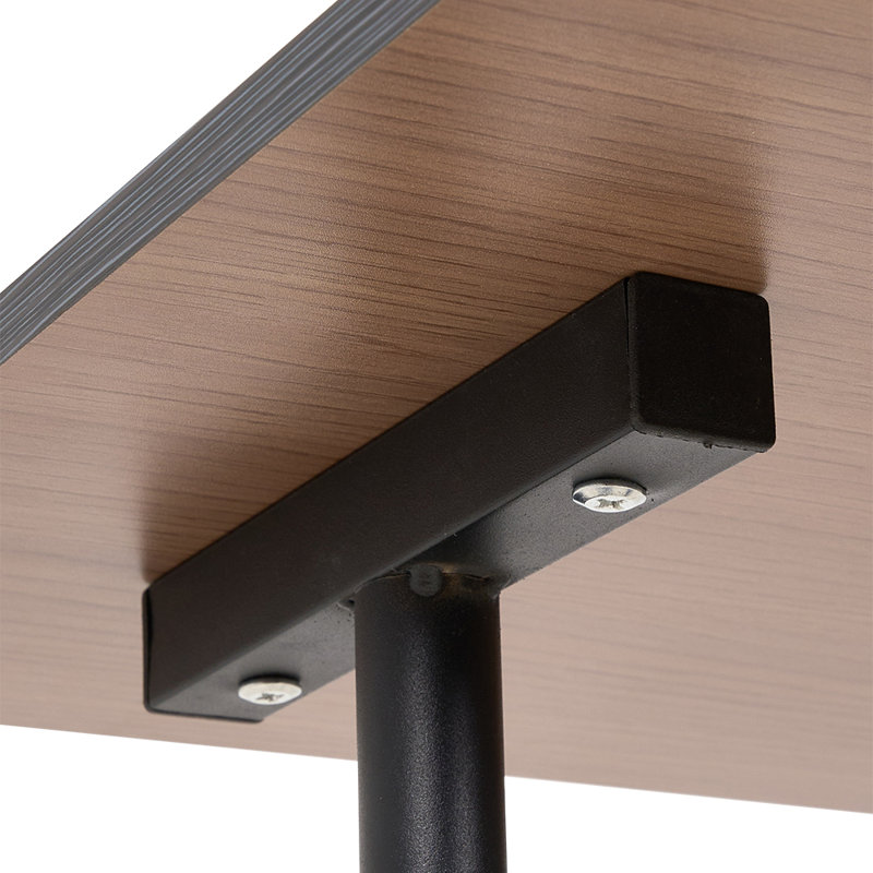 Adjustable Metal Base Floating Desk, Black
