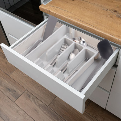 Plastic Rectangle Utensil Storage Set