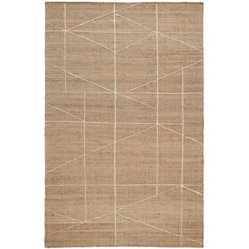Dash and Albert Rugs Judson Natural/Ivory Handwoven Jute Rug