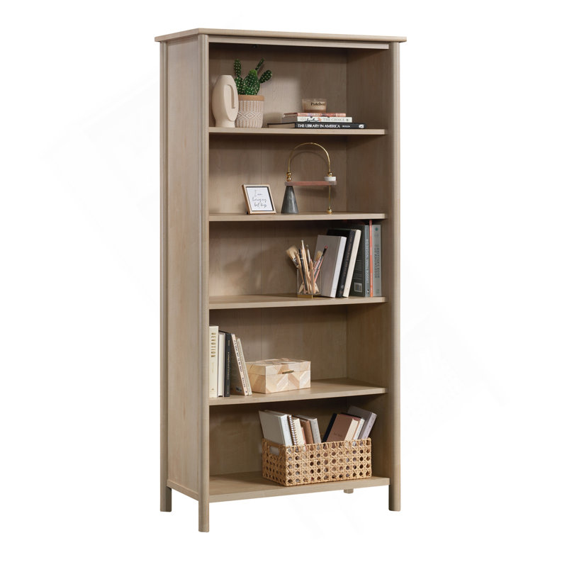 Bibliothèque à 5 tablettes, finition brune