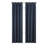 Nautica Synthetic Solid Color Blackout Thermal Rod Pocket Curtain Panels-64819187-64819186