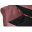 Banc de rangement en velours Larain-1869841133