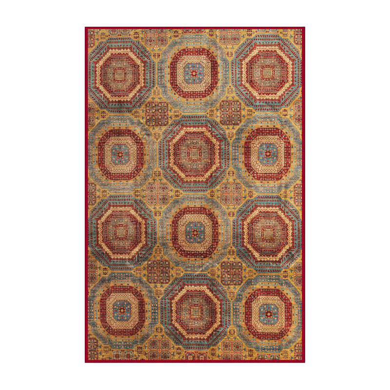 Abstract Indoor Rug, Rectangle 5' x 7'
