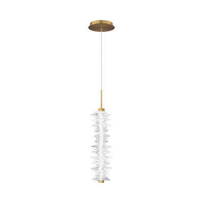 Bergy 1 Light Crystal LED Mini Pendant