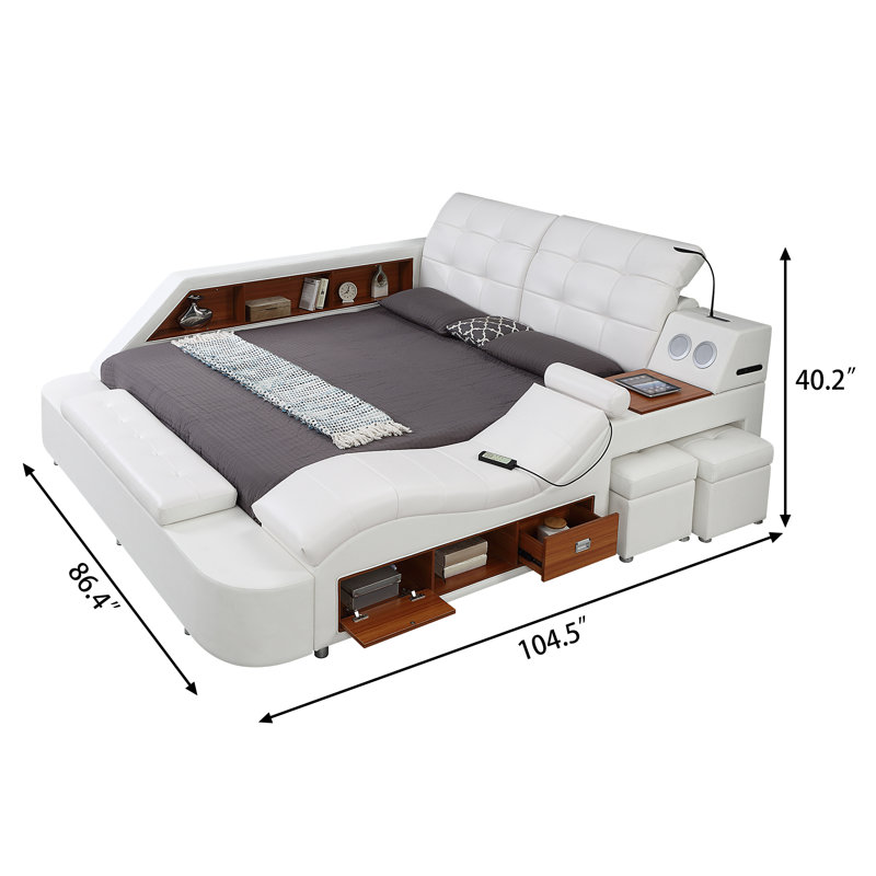 Speedwell Upholstered Sleigh Bed, Queen