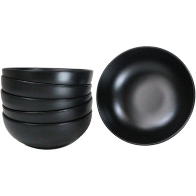 Paquet de 6 bols à riz en mélamine de 16 oz