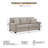 Francie Upholstered 87'' Sofa
