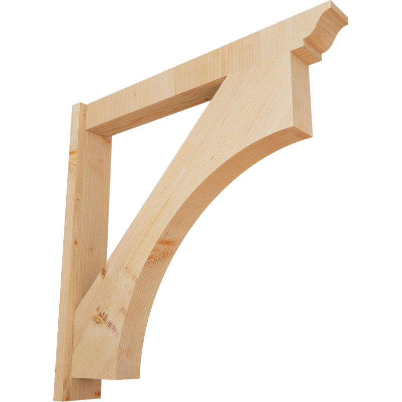 Persienne en bois Westlake, Sapin Douglas de 5 1/2 po (lisse), P 36 po x H 36 po
