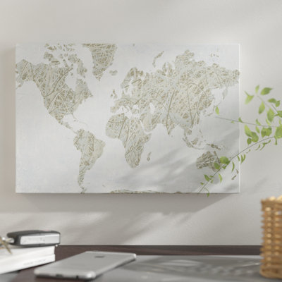 «A Spinning World», reproduction d'impression sur toile tendue