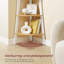 Rhond 125cm H x 33.4cm W Metal Corner Bookcase