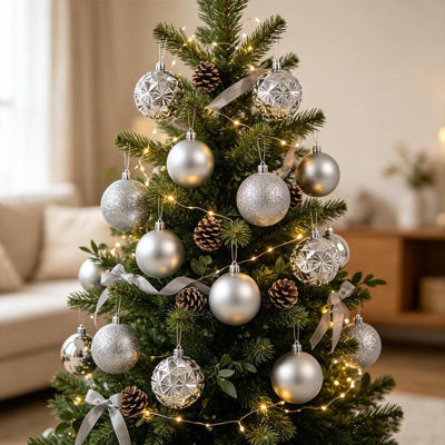 Décorations de Noël : Boules de Noël incassables à suspendre au sapin, pendentifs festifs et saisonniers, ornements décoratifs pour l'intérieur et les fêtes de Noël.