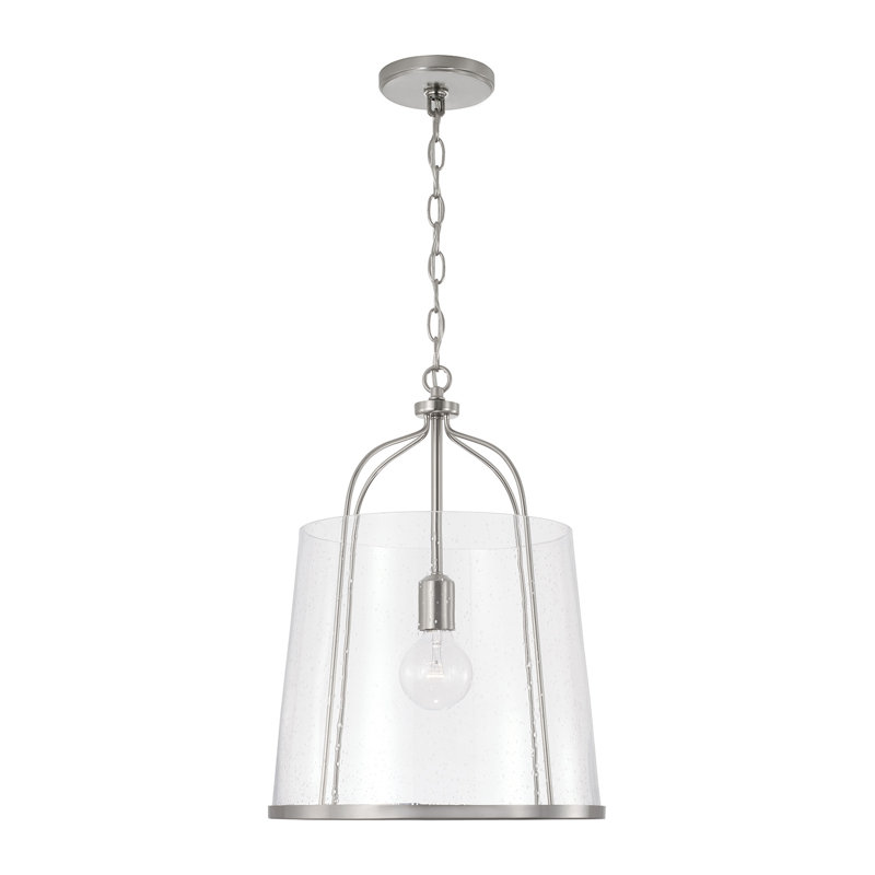 Lenhart 1 - Light Single Pendant, Brushed Nickel