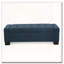 Repose-pieds avec banc de rangement en tissu