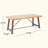 Melini 4 - Person Acacia Metal Patio Dining Set with Rectangular Table