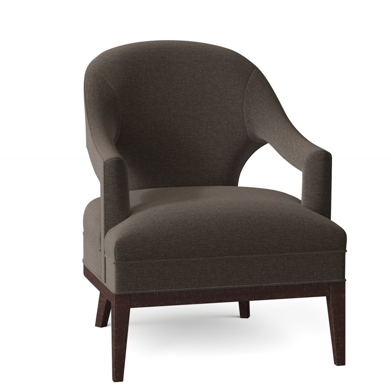 Callie 26.5" W Armchair, Espresso, 9953 Loden Polyester