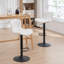 Denan Swivel Adjustable Height Bar Stools, Faux Leather Modern Barstools, Upholstered Counter Stool-1171816795-1171440103