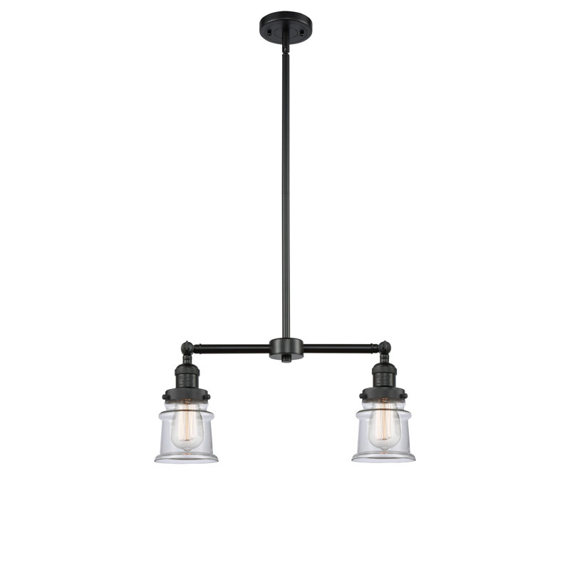 Lustre sphérique spoutnik à 2 lumières Alexandira, Transparent, Ampoule DEL 6 watts Vinage, Noir mat