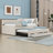 Upholstered Daybed with Three Drawers and Trundle-803584502-803584507