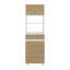 Garde-manger Lakeridge - Solution de rangement moderne avec finition en bois blanc et macadamia
