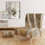 Fauteuil de chambre naturel rembourré Natural Birch Forest II