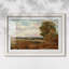 Paysage à Hampstead, avec Harrow au loin, vers 1849-1855 - John Constable - Estampe encadrée sur mesure-717687666-717687671-717687674