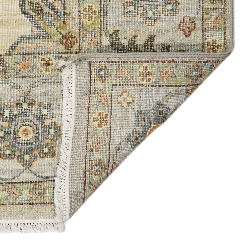 Wool Geometric Area Rug, Rectangle 2' x 3'