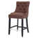 Domenick Upholstered Counter Stool with Solid Wood Frame