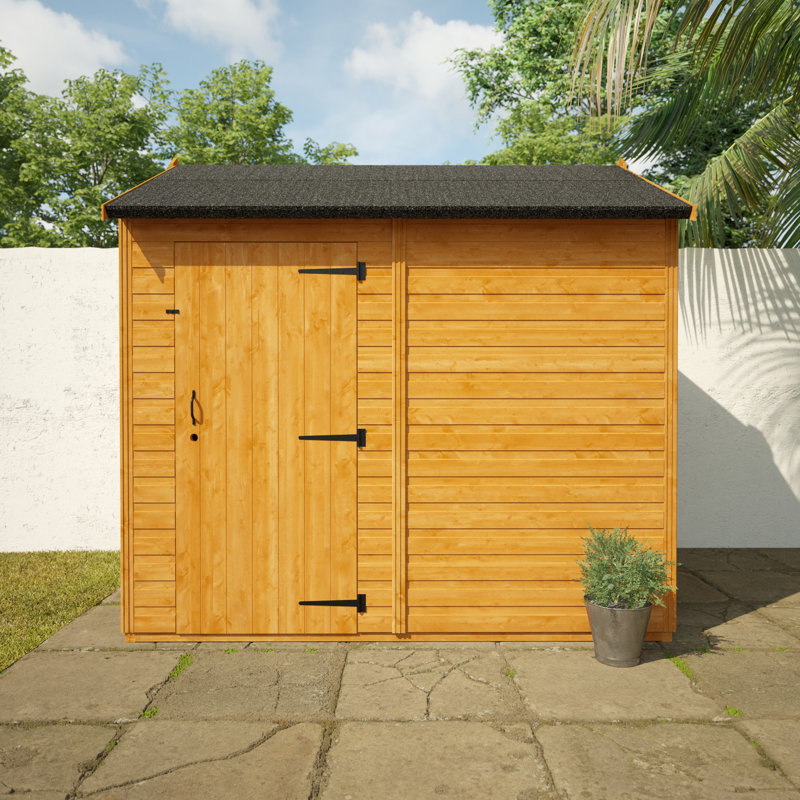 TigerFlex® Modular Buildings Solid Wood Shiplap Apex Garden Shed