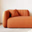 Chaise longue rembourrée Flannelette-101800731-101800734