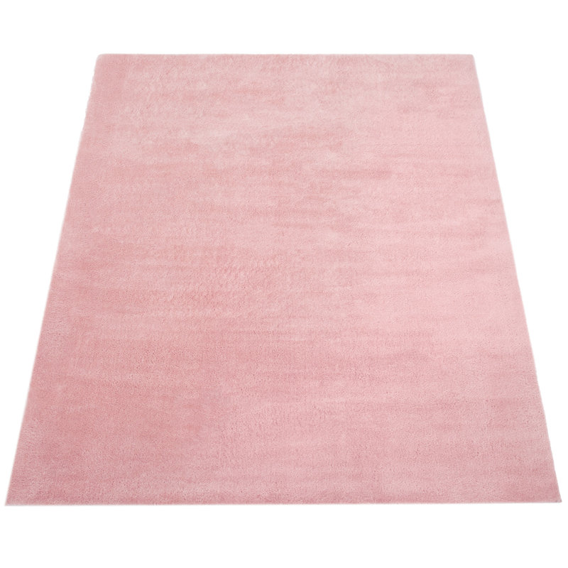 Anarely Shaggy Rug in Pink, Rectangle 3'3" x 6'6"